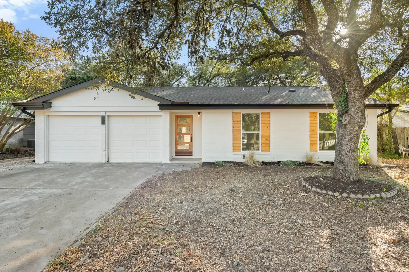 Completed Croftwood project exterior in South Austin